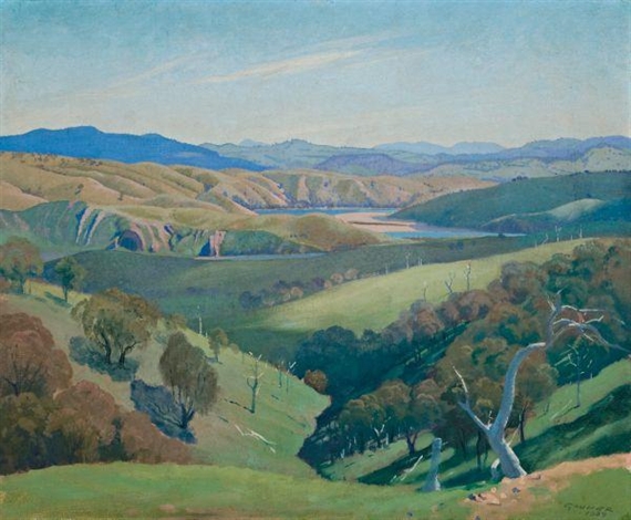 STUDY FOR 'ON THE MURRUMBIDGEE' by Elioth Gruner, 1929