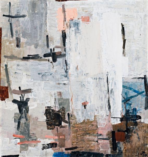 Artwork by John Passmore, LANDSCAPE, Made of Oil on composition board