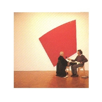 William Furlong Fragmented: a red couch, a blue curtain, a black piece of furniture - MIMA Middlesbrough