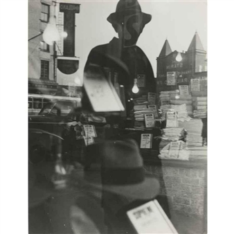 'THROUGH A WINDOW PANE' (REFLECTION, NEW YORK) - Lisette Model