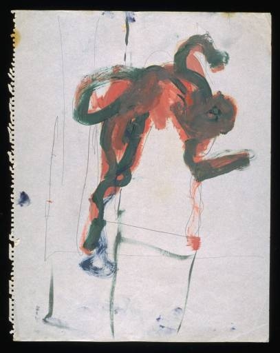 Francis Bacon | Falling Figure (1957 - 1961) | MutualArt