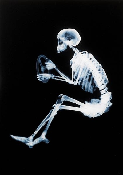 'Skeleton Driver' by Nick Veasey, 2000