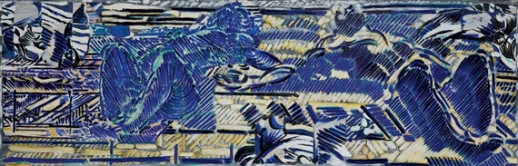 François Rouan | Constellation : Stück (1989) | MutualArt