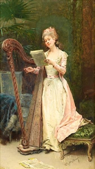 The rehearsal by Raimundo de Madrazo y Garreta