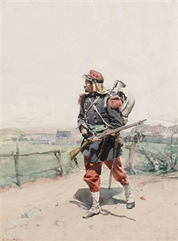 Napoleonic soldier - Paul-Émile Boutigny