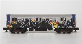 Custom Painted New York Subway Car - Mr. Ewokone