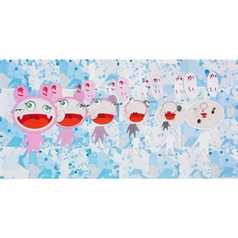 Takashi Murakami | Multicolor Double Face: White (2020) | MutualArt