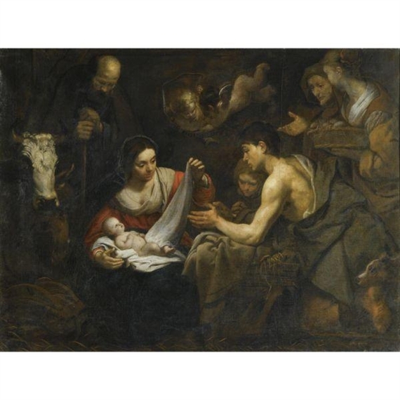 ADORATION OF THE SHEPHERDS by Jacob van Oost