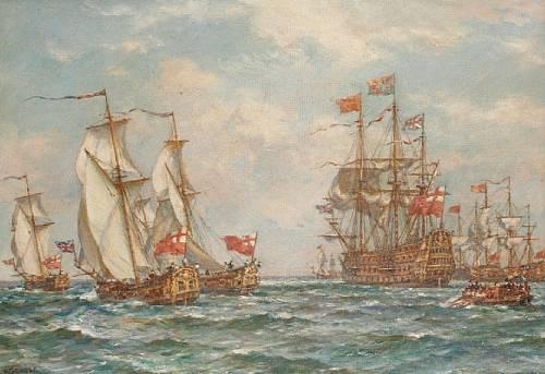 Regatta in the time of Charles II