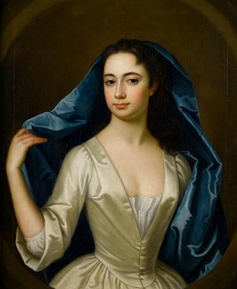 Portrait of a lady by Enoch Seeman