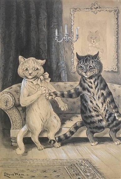 The advance by Louis Wain