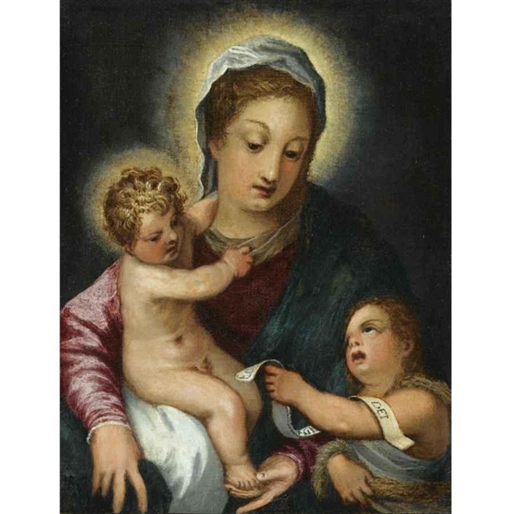 Hans Rottenhammer | THE VIRGIN AND CHILD WITH THE INFANT SAINT JOHN THE ...