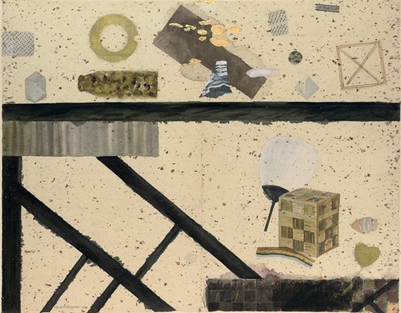 Still Life, Black and Gold in Agate by Elizabeth Blackadder, 1982