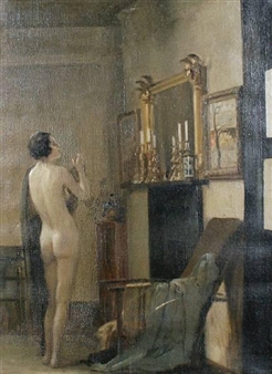 Interior - The model's corner - Leopold Lemage Swain