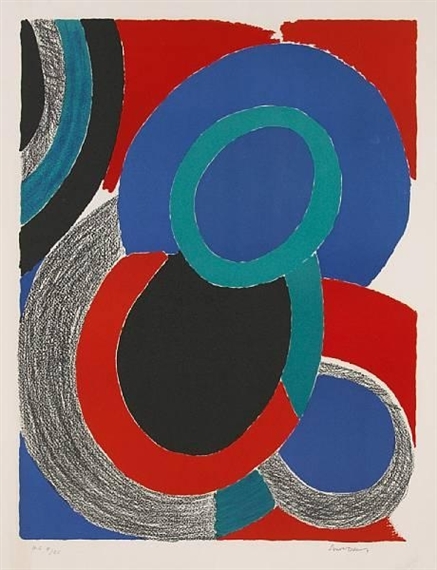 Boule Noire by Sonia Delaunay, 1970