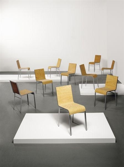 Set of ten “Chair No. II” chairs by Maarten van Severen, circa 2000