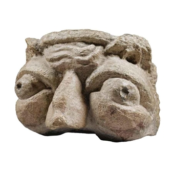 LABEL MASK - English School, 12th Century