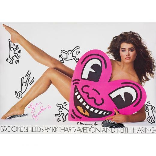 Brooke Shields poster by Richard Avedon, Keith Haring, 1985