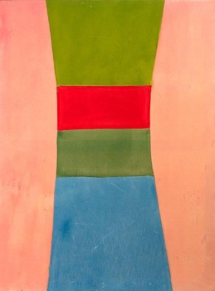 Green Red Green Blue by Jack Bush, 1965