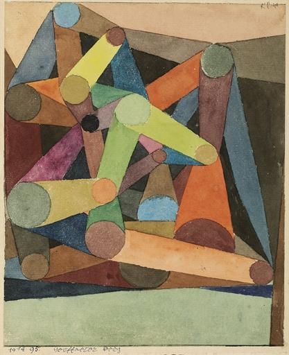 Geöffneter Berg by Paul Klee, 1914