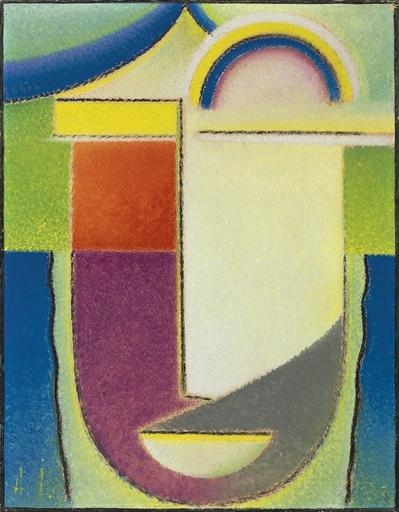 Abstrakter Kopf: Ostern by Alexej von Jawlensky, 1933