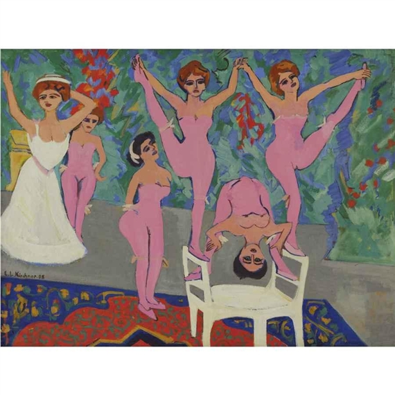 VARIÉTÉPARADE (VARIETY SHOW) by Ernst Ludwig Kirchner, 1910-26
