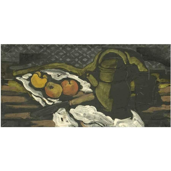 Georges Braque | PICHET ET JOURNAL (1928) | MutualArt