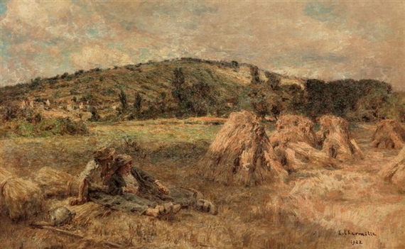 Les Moissoneurs by Léon-Augustin L'Hermitte, 1922