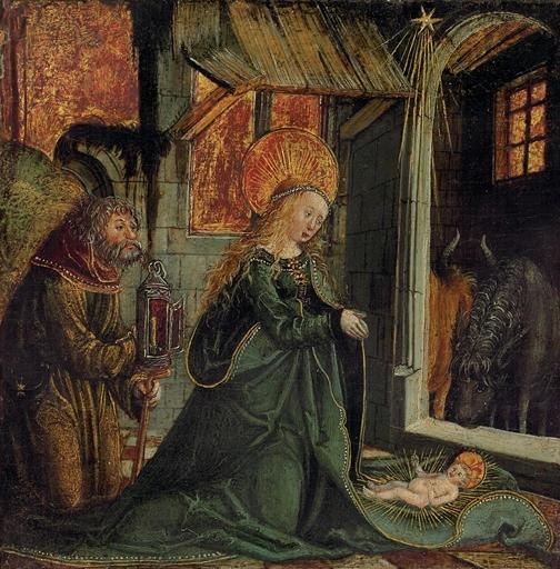 Artwork by Marx Reichlich, The Nativity, Made of oil on panel
