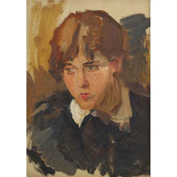 PORTRAIT OF A YOUNG GIRL by Isaac Israëls
