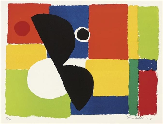 Helice noire by Sonia Delaunay