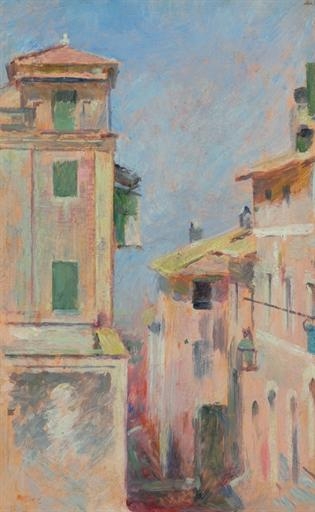 Mediterranean View by Theodore Robinson, circa 1890-91