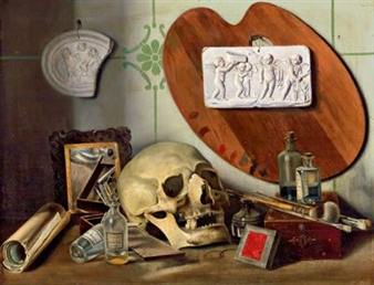 Vanitas Still life - Nandor Rakosi