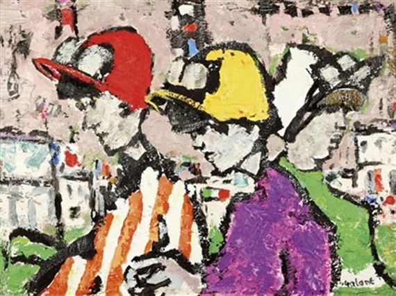 Les Jockeys by Rene Galant, 1979