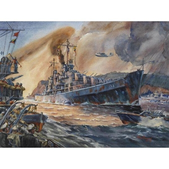 THREE WORKS, HEAVY WEATHER, CLOUDS IN THE ORIENT, AND WAR WEARY - Arthur Edwaine‏ Beaumont