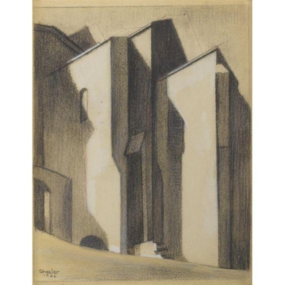 NEIGHBORS by Charles Sheeler, 1940