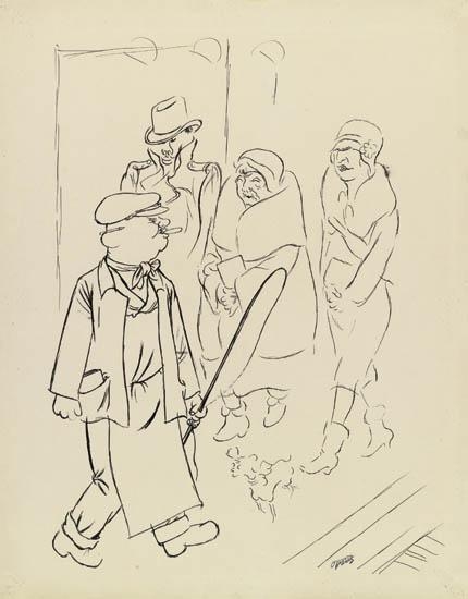 Strassenszene by George Grosz, circa 1927