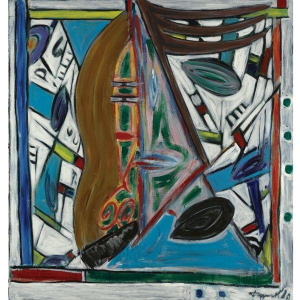 Artwork by Alphons Freijmuth, PICASSODUBBELPORTRET, Made of oil on canvas