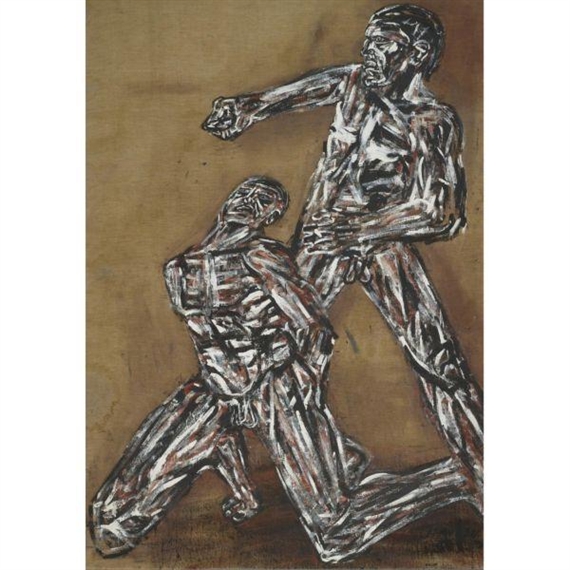 COMBAT III by Leon Golub, 1968