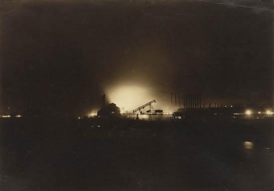 Pittsburgh Steel Plants at Night