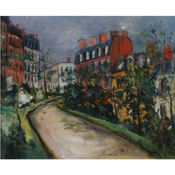 Carte De Vœux Vierge Rues De Sannois Maurice Utrillo, Neuve Sous Emballage