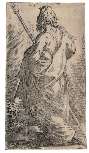 Saint James Major (B. 8) by Parmigianino, circa 1520s