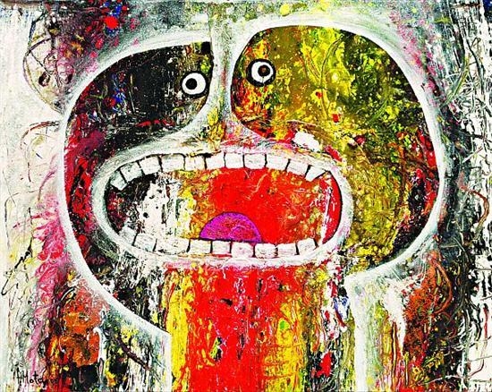 Artwork by Fernando Mota, El grito, Made of Acrylic on canvas