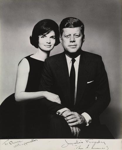 John and Jacqueline Kennedy, 1961 by Richard Avedon