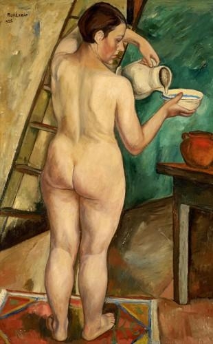 NU A SA TOILETTE by Simon Mondzain, 1925