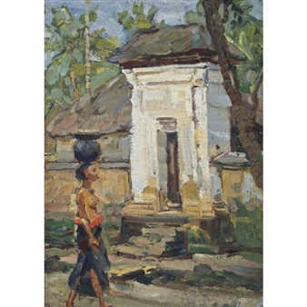 FIGURE BY THE TEMPLE GATE - Emil Rizek