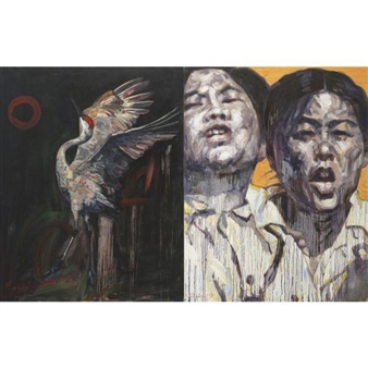 TIS THE FINAL CONFLICT NO.2 (DIPTYCH) - Hung Liu