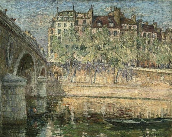 Quai de la Seine by Alphonse Roubichon