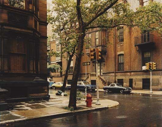 Twenty-First Street and Spruce Street, Philadelphia, Pennsylvania by Stephen Shore, 1974