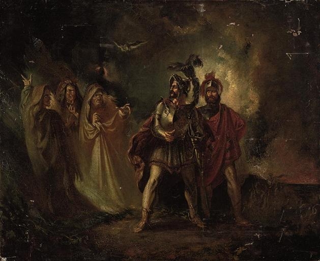 Henry Howard | Macbeth and Banquo with the three witches | MutualArt